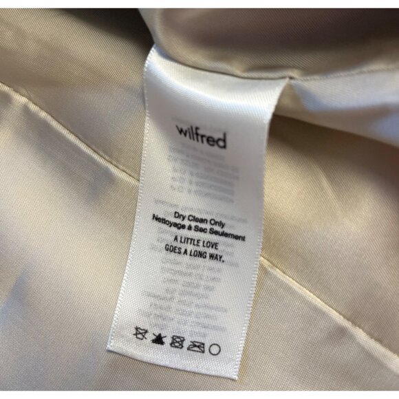 Wilfred Italy Wool Cashmere Cocoon Coat Jacket Womens M Grey - Picture 5 of 13